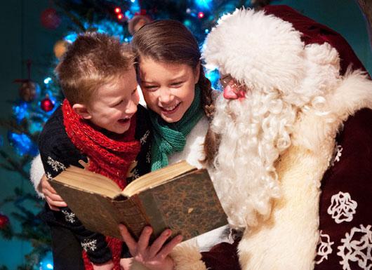 Children with Father Christmas