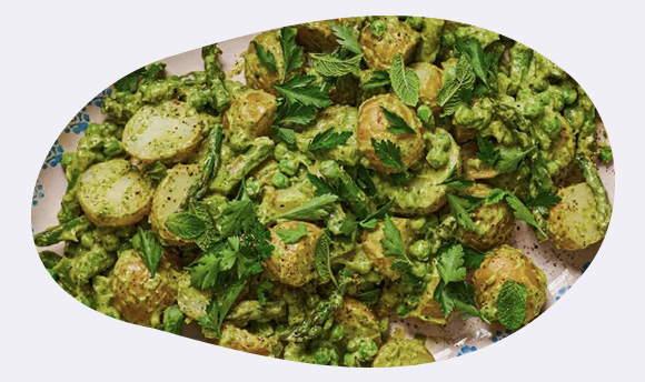 Co-op's avocado salsa potato salad